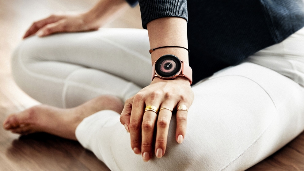 samsung watch active rose gold