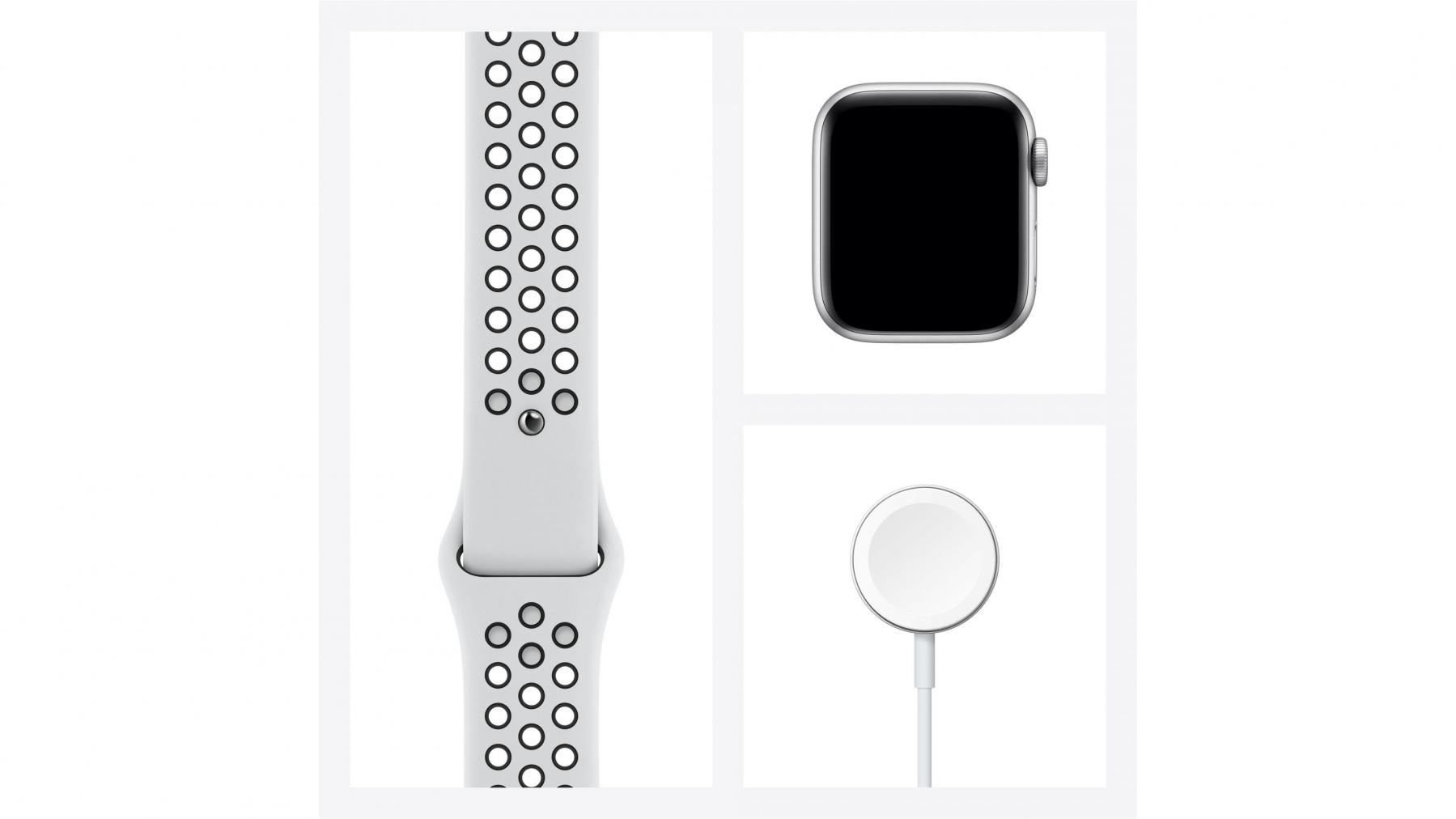 Buy Apple Watch Nike Series 6 40mm Silver Aluminium Case with Nike Platinum  Sport Band - GPS | Joyce Mayne AU
