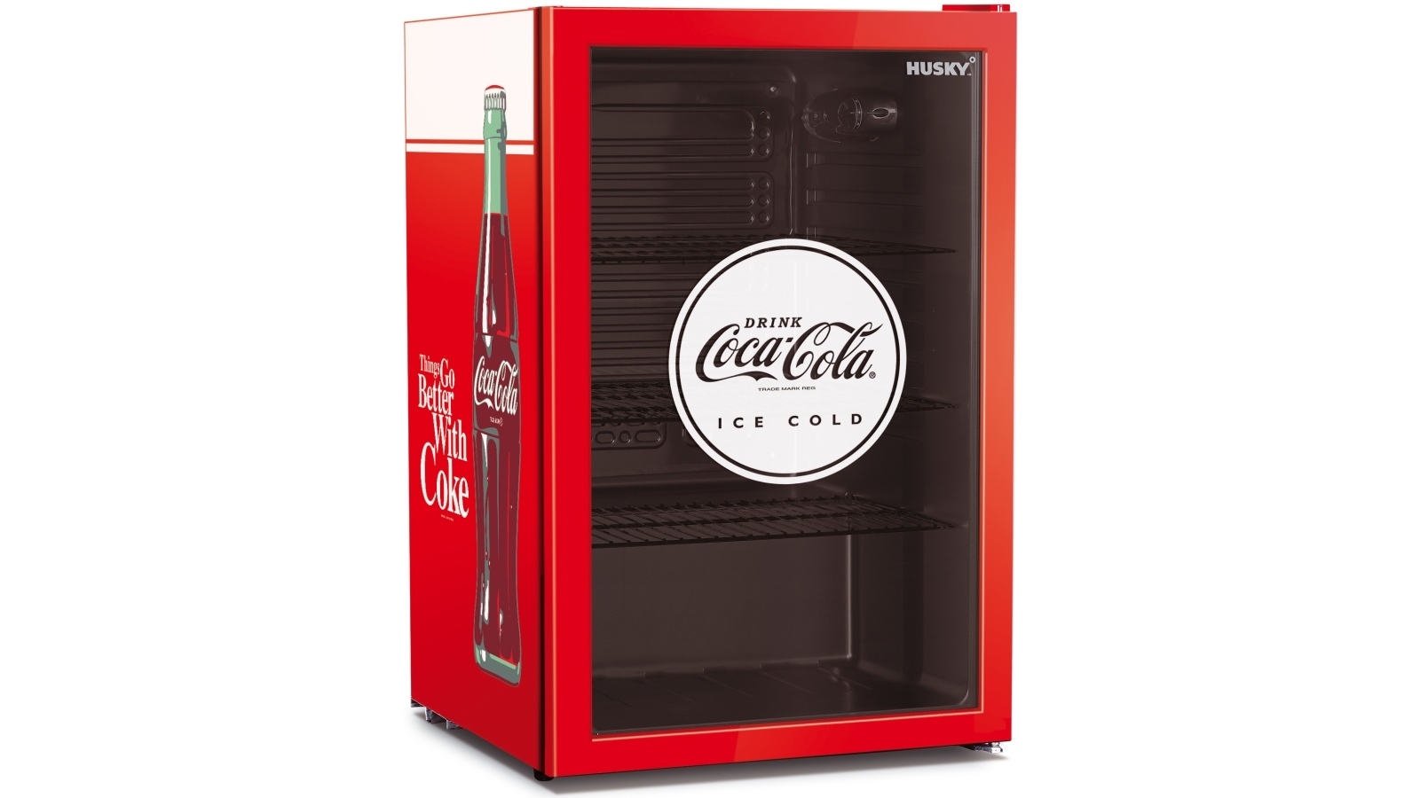 Cheap Husky 118l Coca Cola Glass Door Retro Bar Fridge Joyce