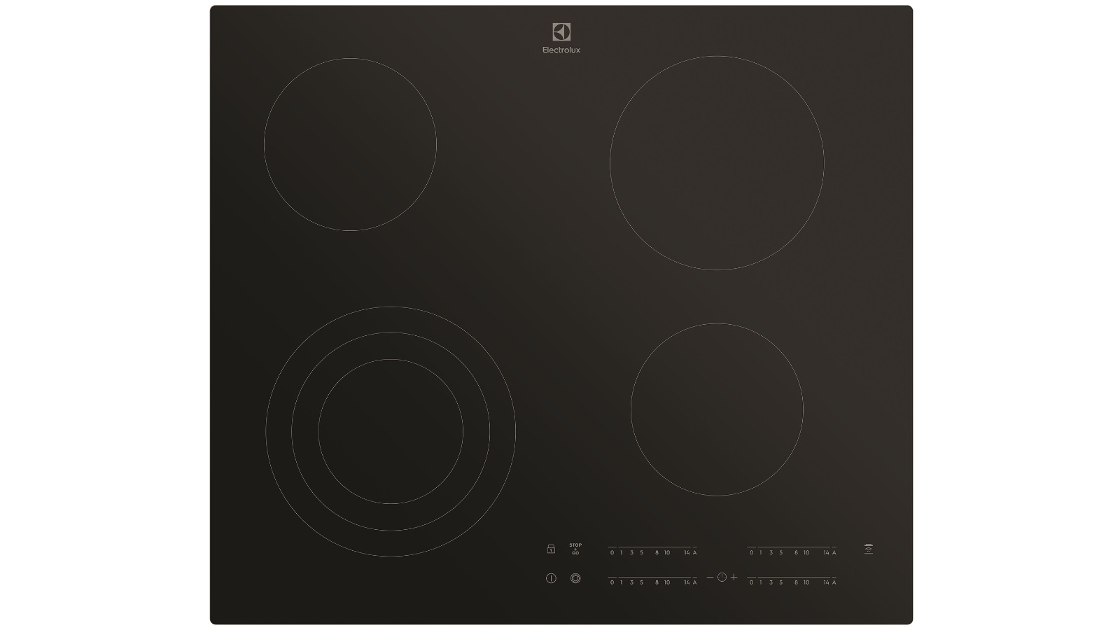 Buy Electrolux 60cm 4 Zone Ceramic Cooktop Black Joyce Mayne Au