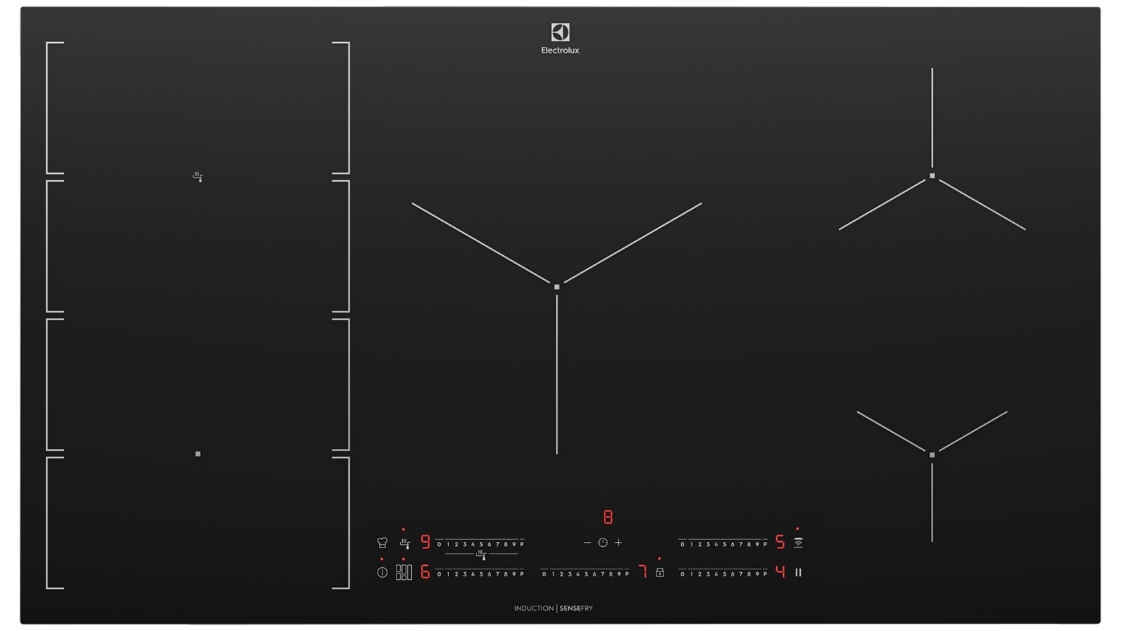 electrolux 900mm induction cooktop