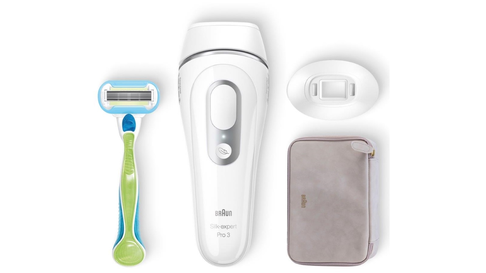 Buy Braun Silk-Expert Pro 3 IPL Hair Removal System - White/Silver | Joyce  Mayne AU