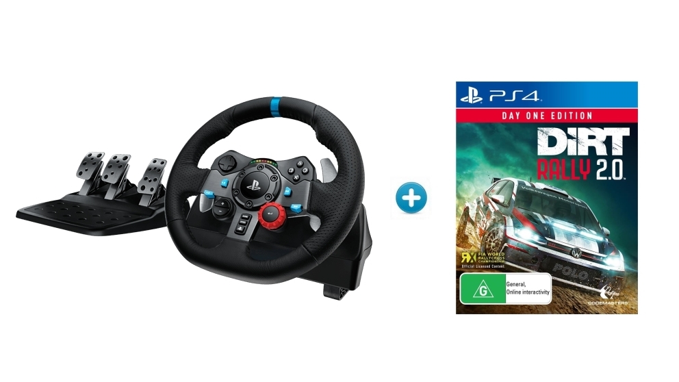 Detektiv Produktion hundehvalp Buy Logitech G29 Driving Force Racing Wheel with DiRT Rally 2.0 Day One  Edition - PS4 | Joyce Mayne AU