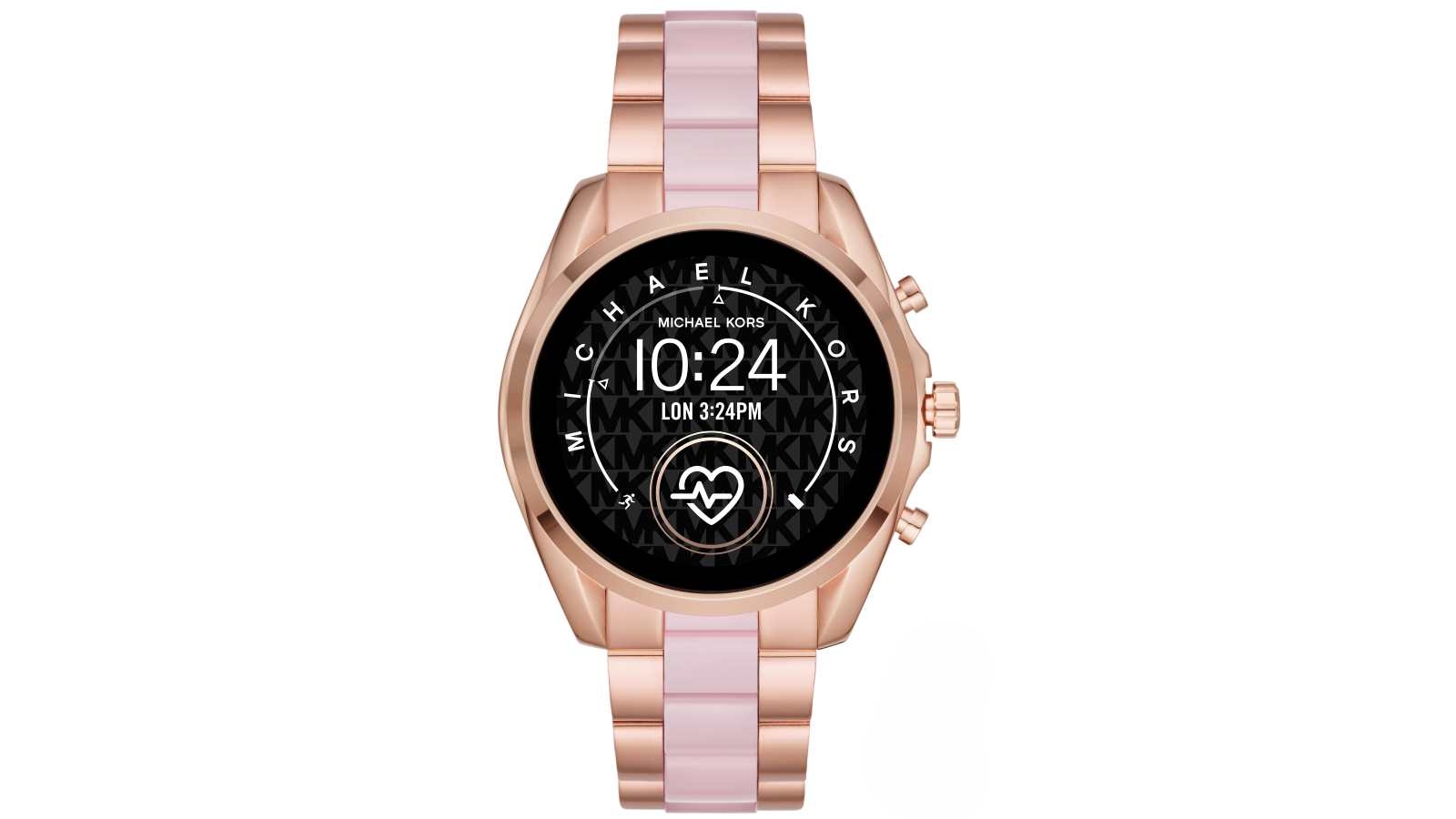 mk smart watch silver