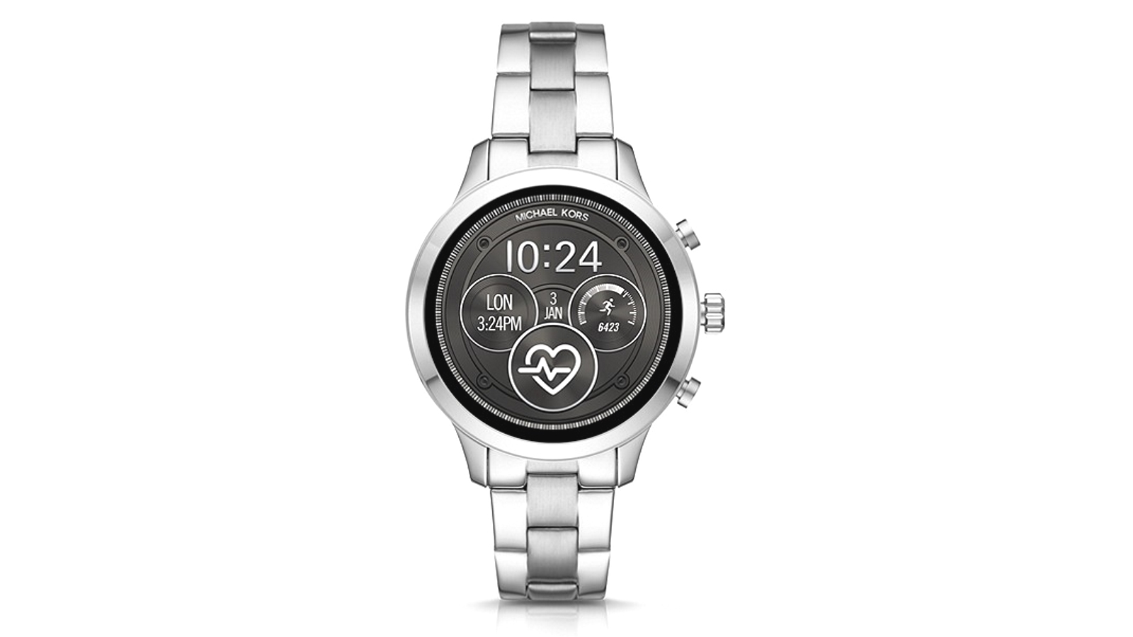 michael kors smart watch silver