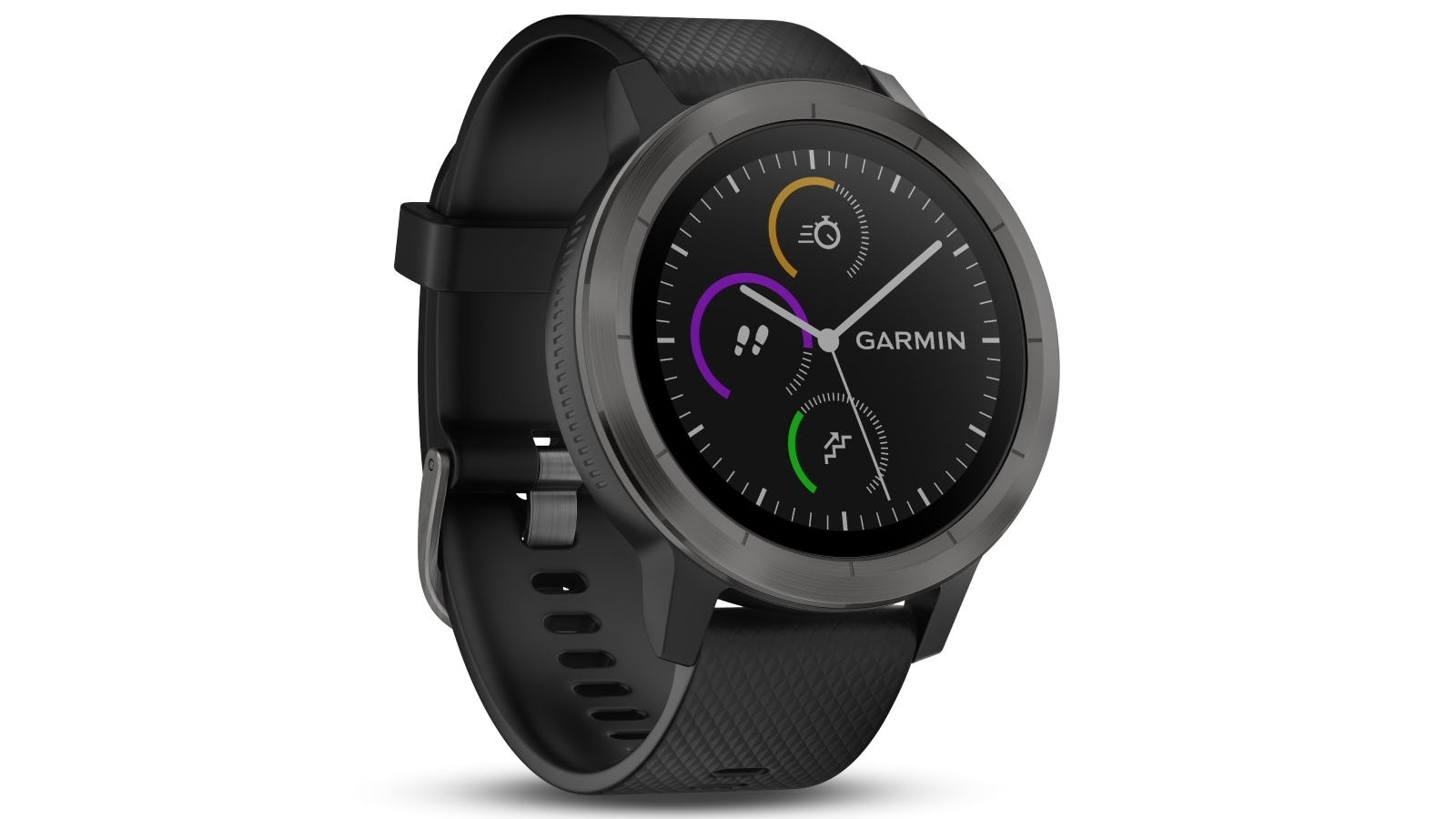 Buy Garmin Vivoactive 3 GPS Smart Watch with Activity Tracking - Gunmetal  with Black Band | Joyce Mayne AU