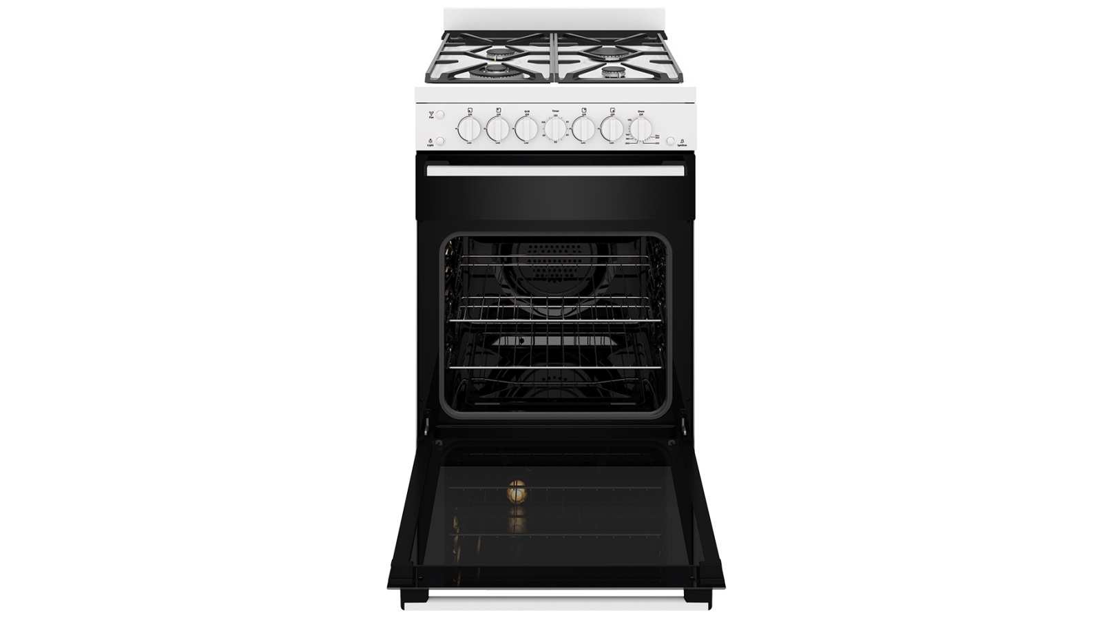 freestanding gas cooker with separate grill