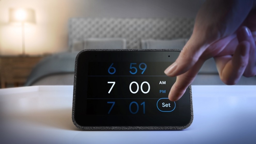 Buy Lenovo Smart Clock with the Google Assistant - Black Fabric | Joyce  Mayne AU