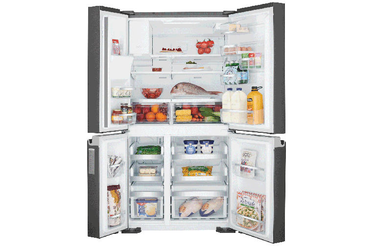 Buy Westinghouse 609L French Door Fridge with Ice and Water Dispenser Dark Stainless Steel