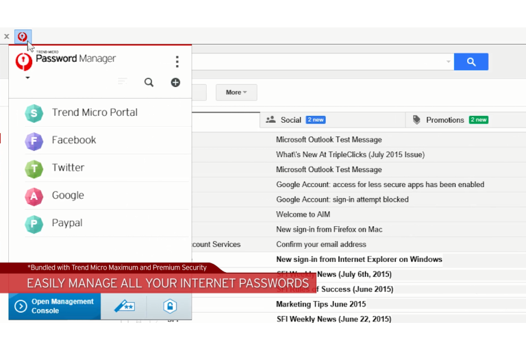 easily manage passwords