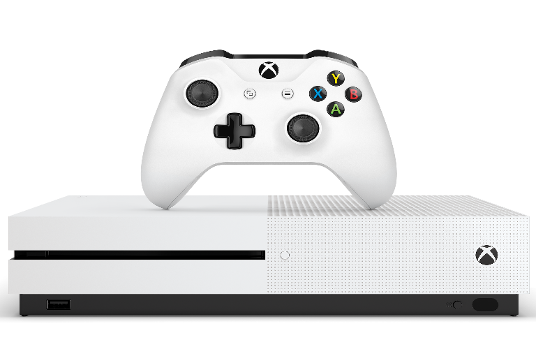 Xbox One S controller and console
